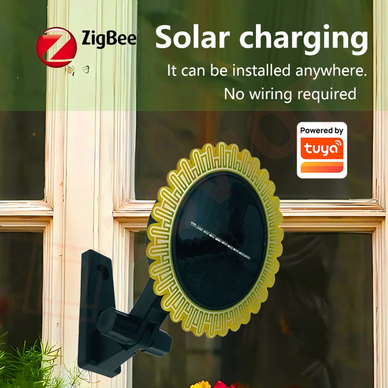 Sensor de luz y lluvia Zigbee inteligente Tuya, función 2 en 1, batería de litio integrada, detección de luz y agua de lluvia, aplicación Smart life