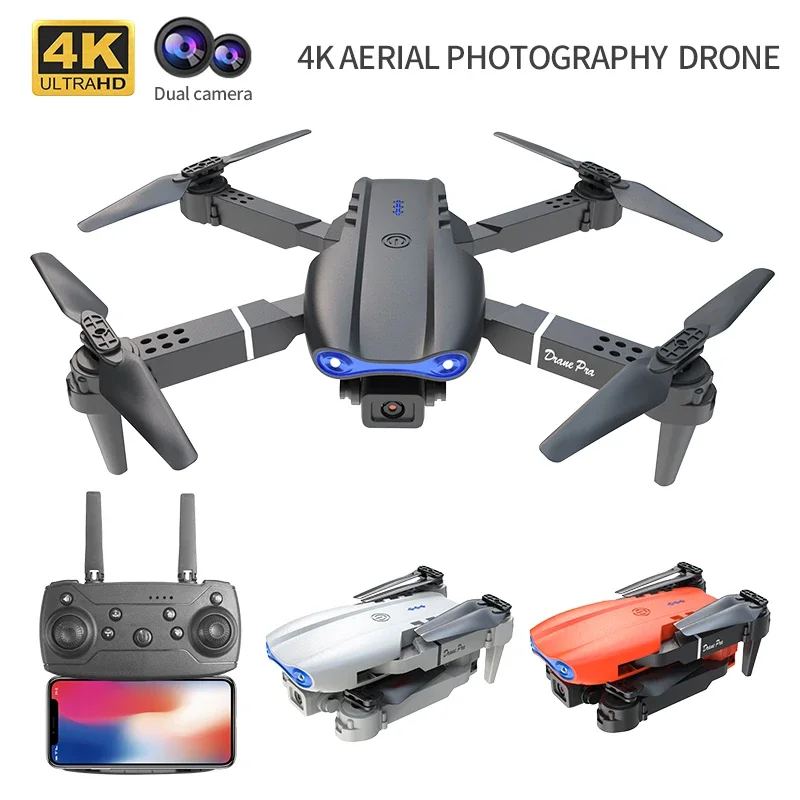 Mini E99Pro Składany Helikopter RC 5G WiFi FPV 4K Podwójny Kamera HD Dron z Utrzymywaniem Wysokości Szerokokątny Profesjonalny
