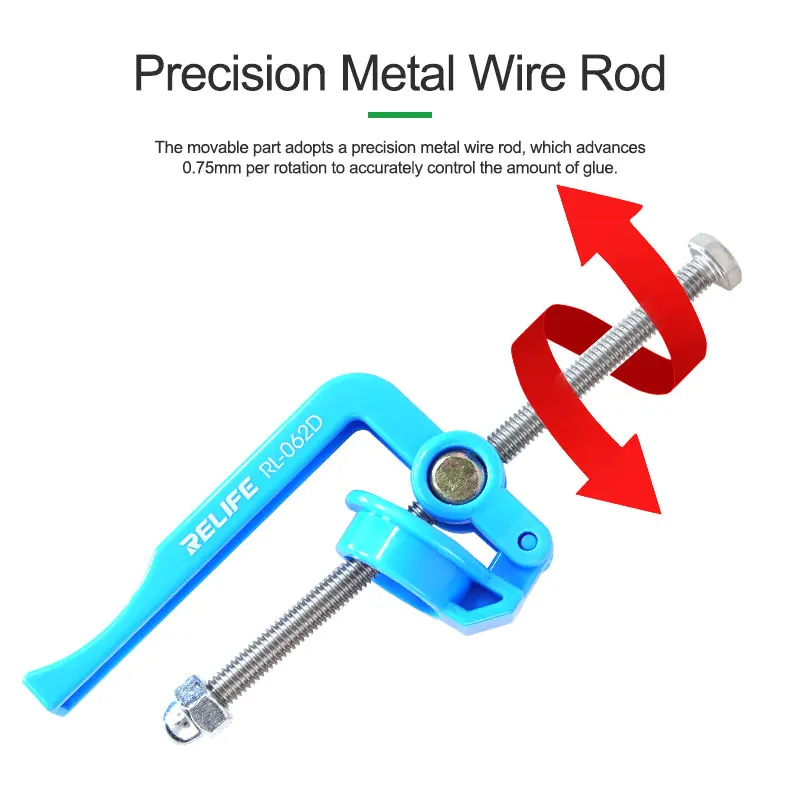 RELIFE RL-062D Manual Glue Gun High Strength Injection Molding for 5~10CC Syringe Soldering Oil Paste Structural Adhesive Tool