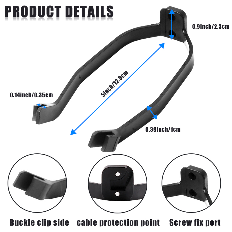 Para xiaomi mijia mi m365 1s m187 pro e-scooter pneu respingo fender com luz traseira frente traseira guarda paralama parafuso linha peças