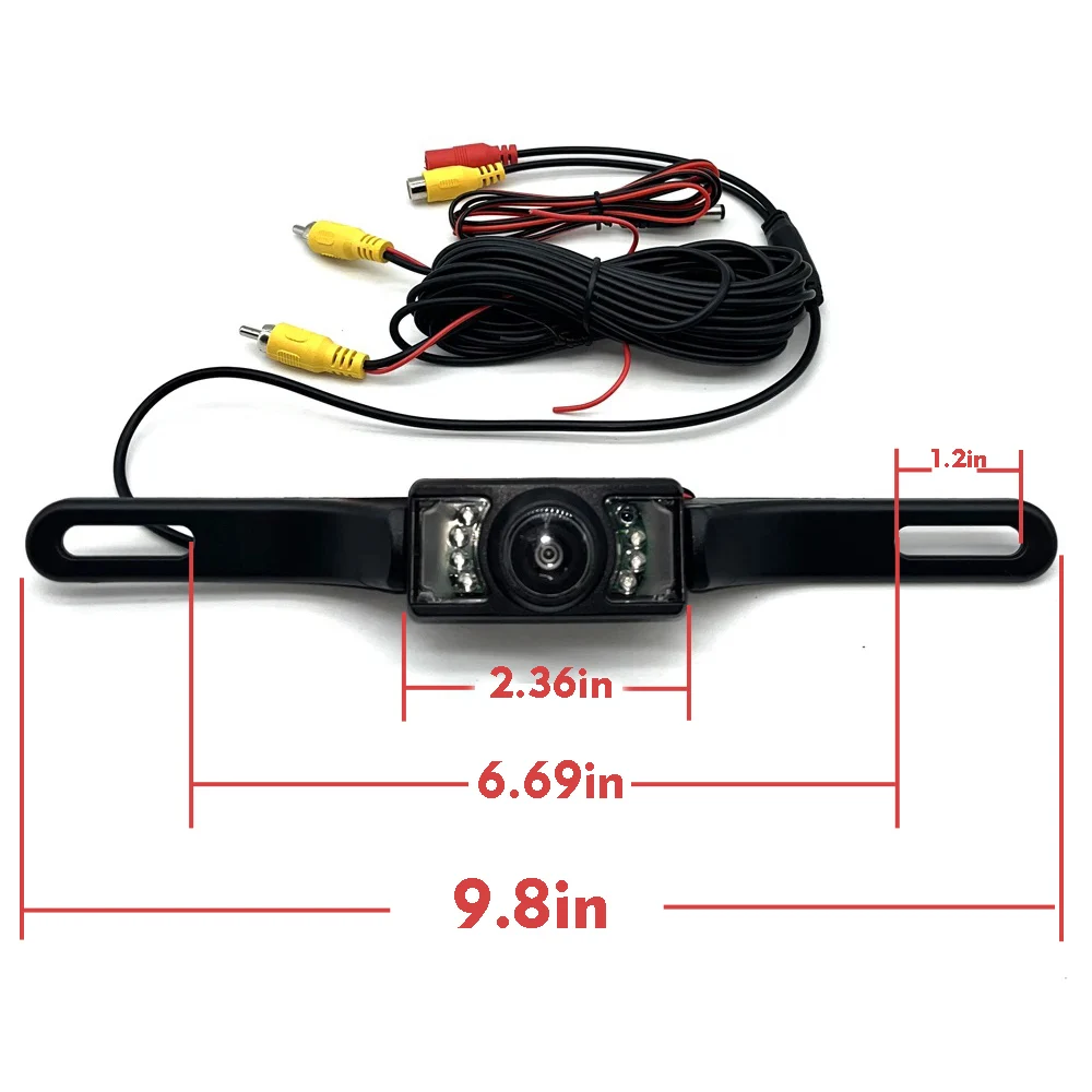 Clearance_Camera di backup per auto, telecamera retromarcia per targa posteriore universale per camioncino SUV 149 ° Vi notturno ad angolo perfetto