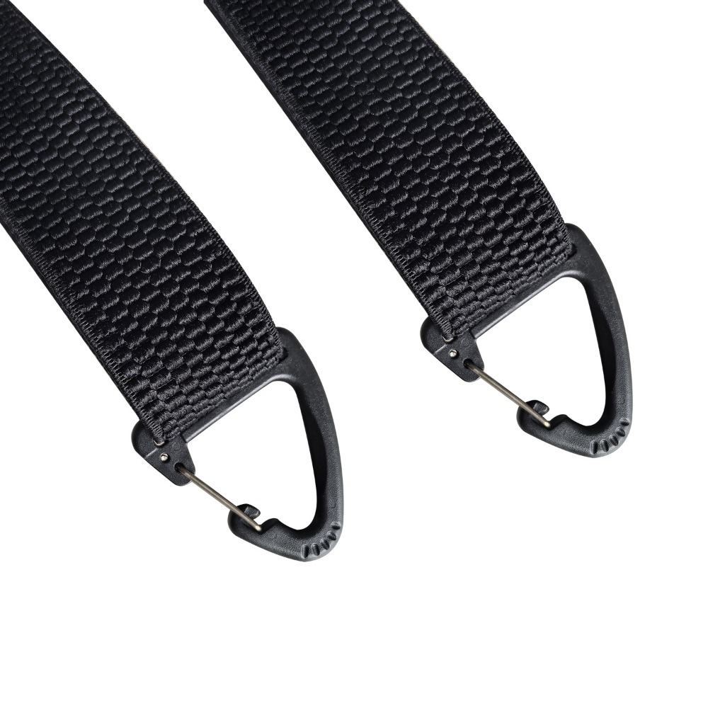 Heavy Duty Suspenders for Men Work Biker Outdoor 3.8cm Wide X-Back with 4 Snap Hook Adjustable Elastic Trouser Braces Strap Belt
