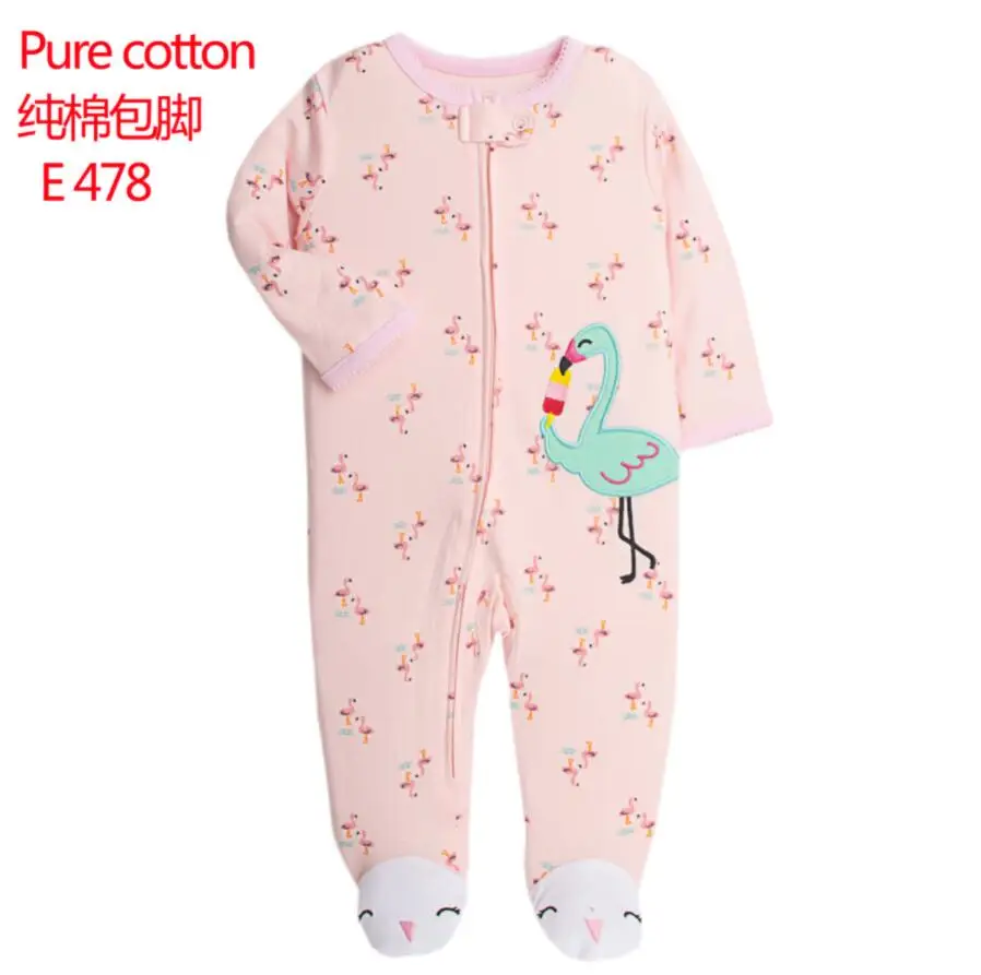 Macacão recém-nascido Baby Zipper Cotton Cover, Macacão Dinossauro, Lion Fox Itens, Fox Boys and Girls Outfit, Todos os Itens, 0-12m, 2024