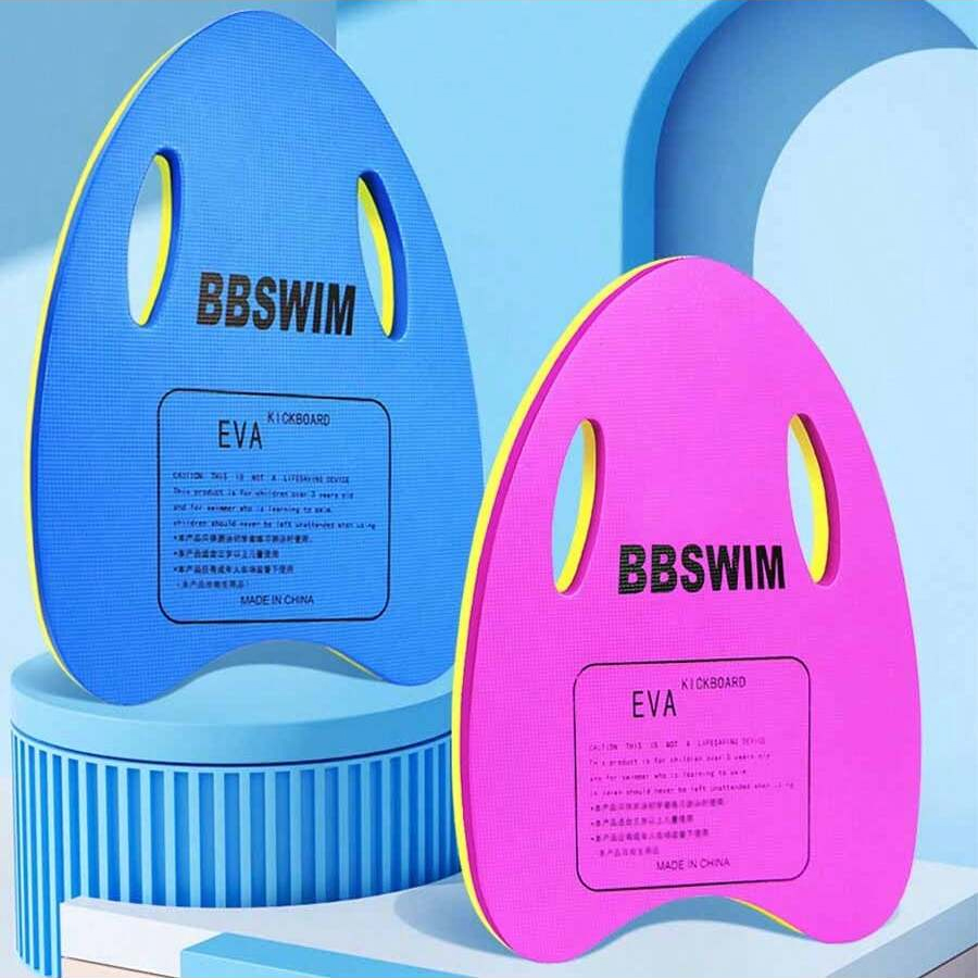 Prancha de natação de espuma eva, rodapé auxiliar para aprendizagem de natação, com grande flutuabilidade, adequado para piscinas, 1 peça