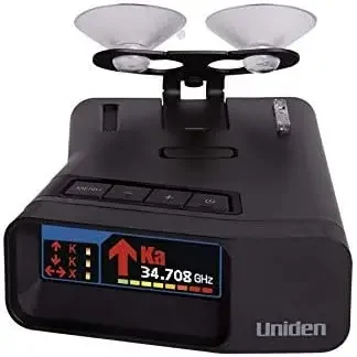 R7 EXTREME LONG RANGE Laser/Radar Detector, Built-in GPS, Real-Time Alerts, Dual-Antennas Front & Rear w/Directional Arrows.