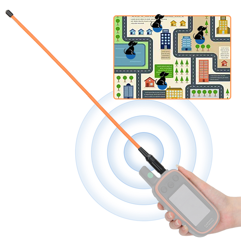 1/2/3PCS GPS771 Antenne Upgrade 38CM SMA-Stecker Peitsche Antenne Erweiterte lange Reichweite für Garmin GPS Alpha 100 200 Astro 220 Amateurfunk