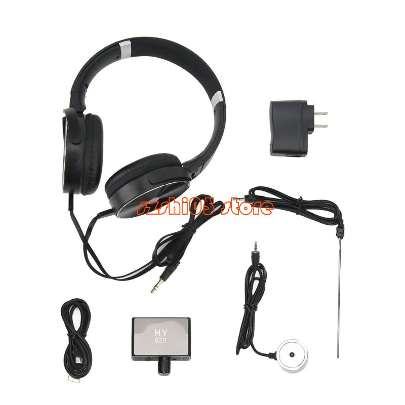 781e sondas duplas detectores vazamento água para construção casas e locais com bateria e fones ouvido recarregáveis