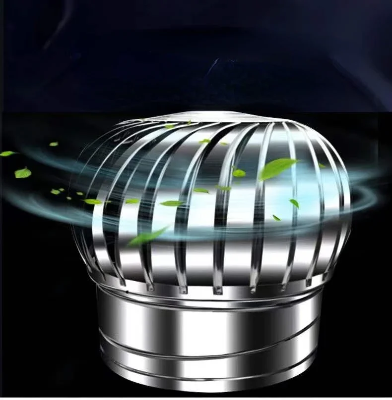 Вентилятор на крышу из нержавеющей стали 304, ветровые турбины, воздуховод, потолочный вентилятор 110 мм, 150 мм, 200 мм, вентиляционный вентилятор Pipefit для крыши