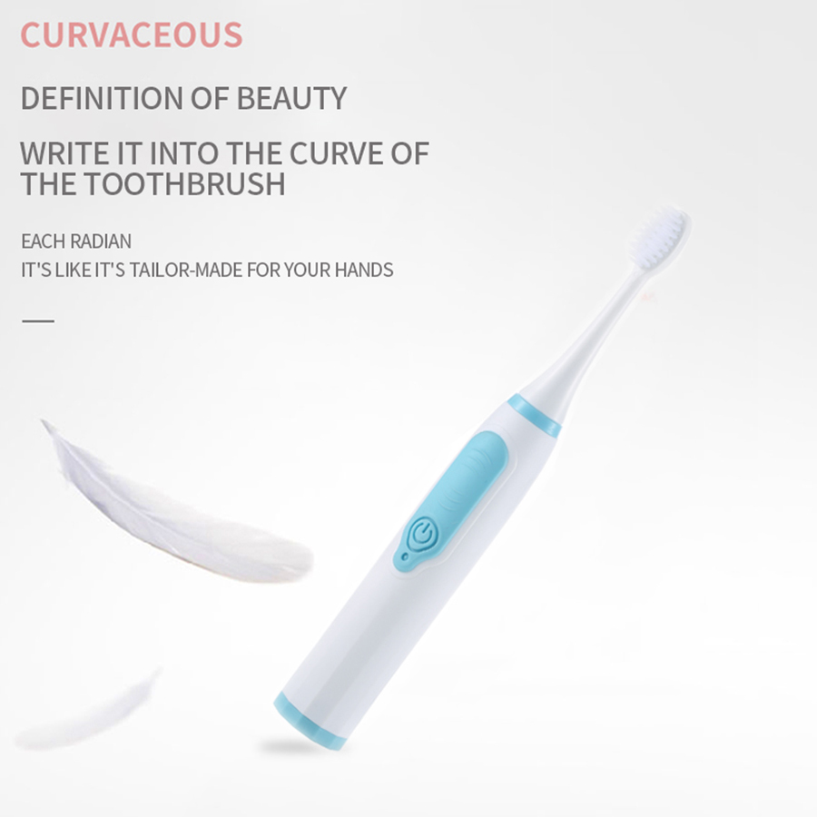 Marca Jian, cepillo de dientes eléctrico sónico para hombres y mujeres, hogar para adultos, pelo suave no recargable, resistente al agua IPX6