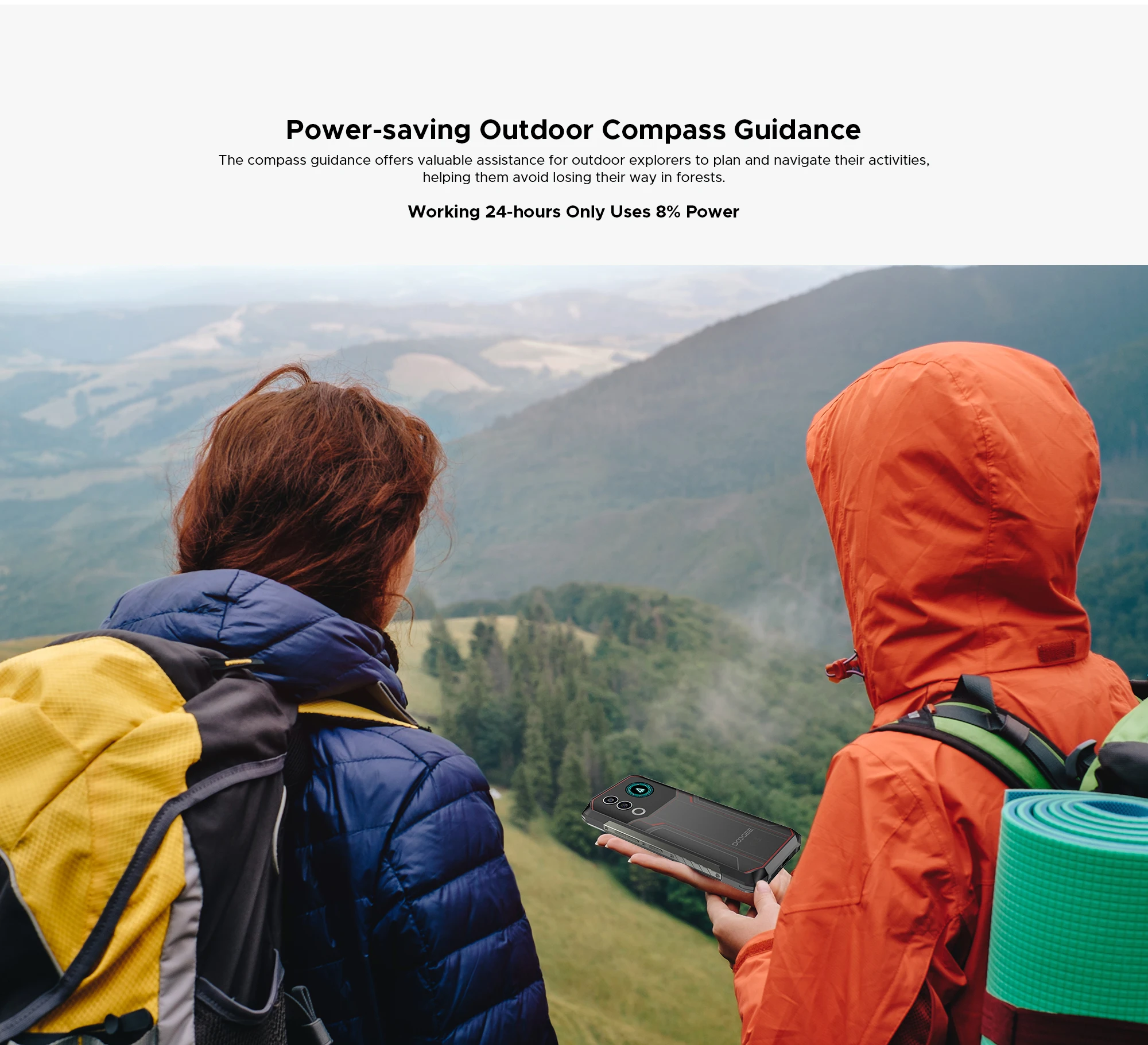 DOOGEE Blade20 Ultra Rugged Smartphone 6.6“ IPS Screen 1.54” Rear Screen 8GB+512GB 10300mAh 50MP Camera Android 14 NFC Phone