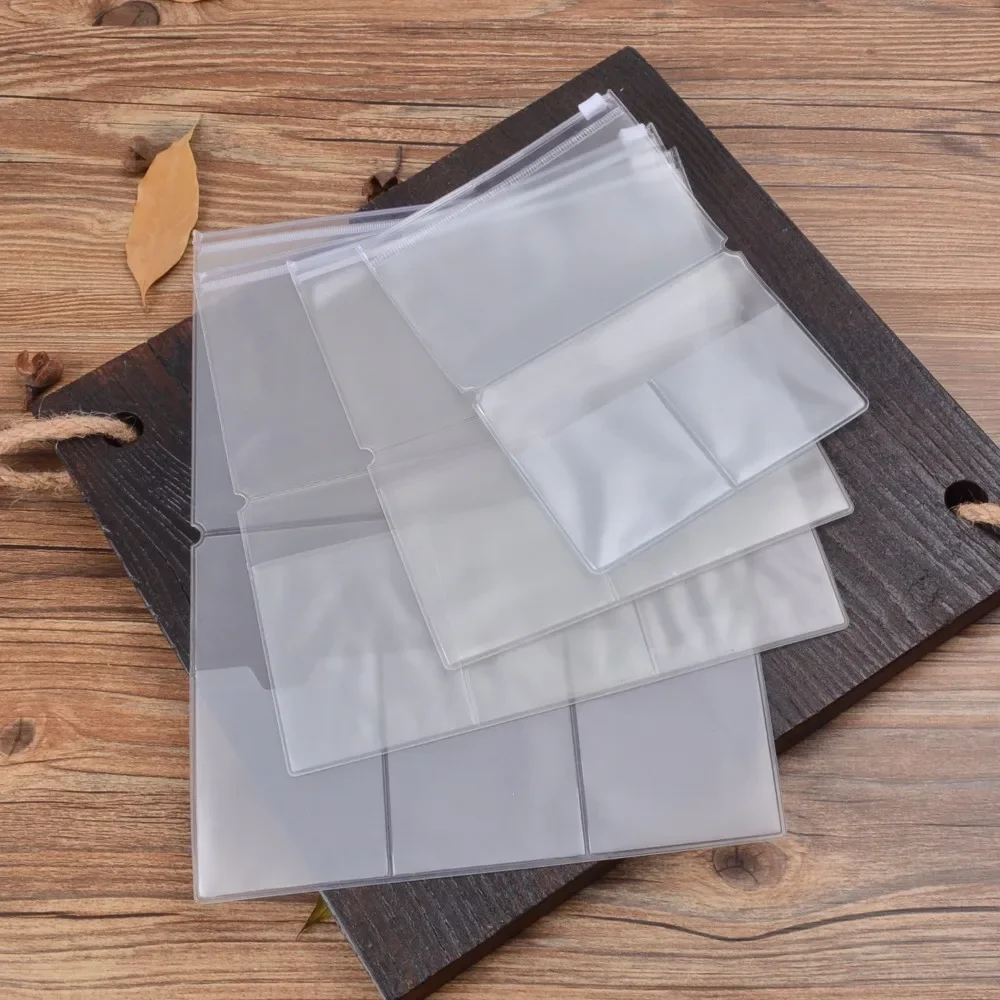 Fromthenon PVC Khách Du Lịch Xách Tay Dây Kéo Túi Lưu Trữ Có Ngăn Chứa Thẻ Tạp Chí Tiếp Liệu Quy Hoạch Phụ Kiện Dễ Thương Văn Phòng Phẩm