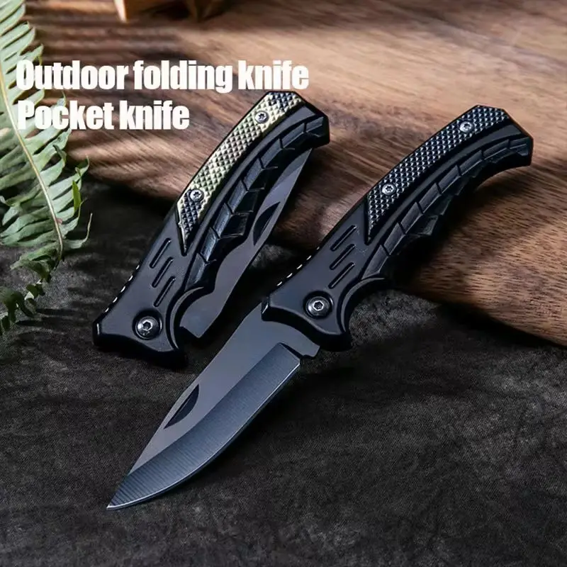 Stainless Steel Folding Knife Fillet Knife Fishing Boat Fishing Accessories with Easy To Carry Camping Meat Cutting PP Handle