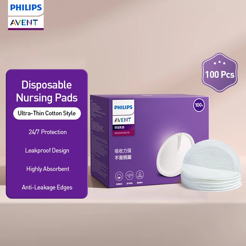 Philips Avent Almofadas de amamentação descartáveis Conforto Almofadas de amamentação 100 unidades