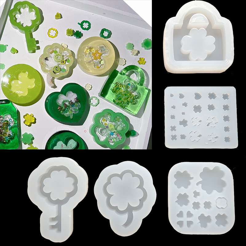 DIY Blatt Schloss und Schlüssel geformt Silikon Harz Form Schmuck Epoxidharz Formen Schmuck Werkzeuge Schmuck Zubehör