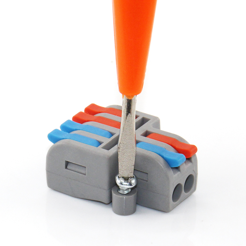 Mini conectores de cabo de fiação rápida, 10/30/50 peças, divisor compacto universal, condutores elétricos, bloco terminal doméstico push-in