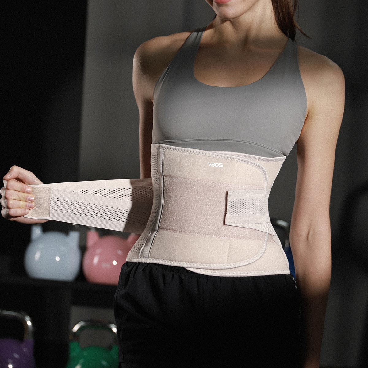 Cinturón universal, soporte para la parte inferior de la espalda para el dolor de espalda, entrenador de cintura ajustable