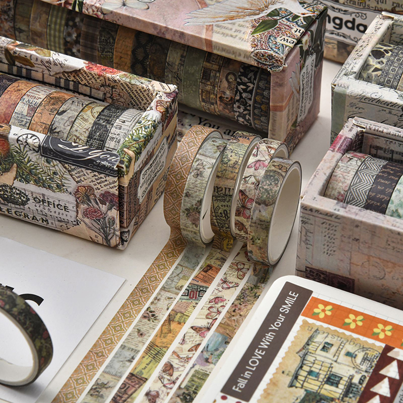 レトロ和紙テープ 20 ロールスクラップブッキング用品 Wasitape 文具 Cinta Adhesiva Decorativa 学用品マスキングテープ