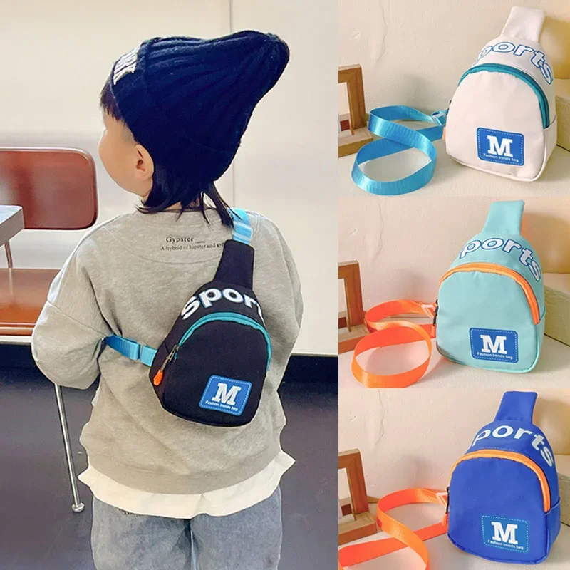 Neue Kinder Brusttasche Junge modische Schulter Diagonale Straddle Tasche Mädchen Reisetaschen Cartoon Hüft taschen leichte Freizeit tasche