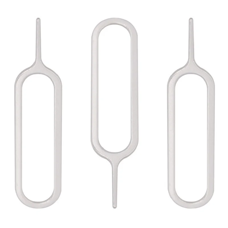 50 1000Pcs Eject Sim Card Tray Open Pin Needle Key Tool Sim Card Tray Pin Eject Tool Universal Cell Phone Sim Cards Accessories
