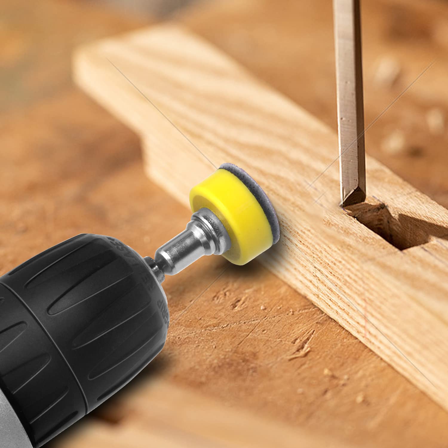 Sanding Discs 1 Inch 120 PCS Wet/Dry Sandpaper Hook and Loop 60-10000 Grits Polishing Pad, for Dremel Drill Grinder Rotary Tools