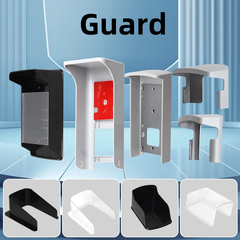 Cubierta protectora impermeable, funda protectora de plástico para lluvia, Control de acceso, teclado, timbre, lector de botones, carcasa solar