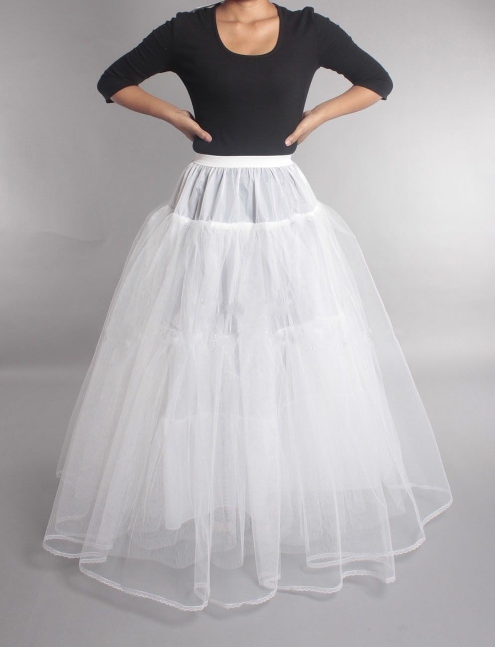 งานแต่งงาน Petticoat Crinoline SLIP กระโปรงชุดเจ้าสาว Hoop VINTAGE Slips