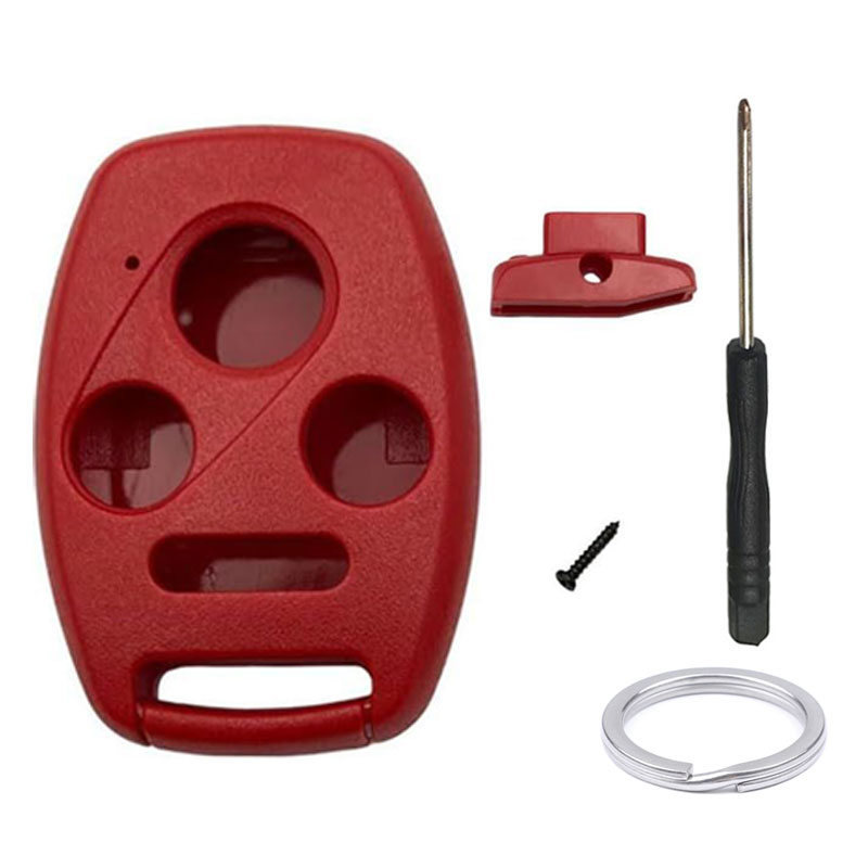 ブルー/レッド/ブラック車のキーシェルリモートキーケースリモートホンダアコード CRV パイロットシビック 2003 2007 2008 2009 2010 2011 2012 2013