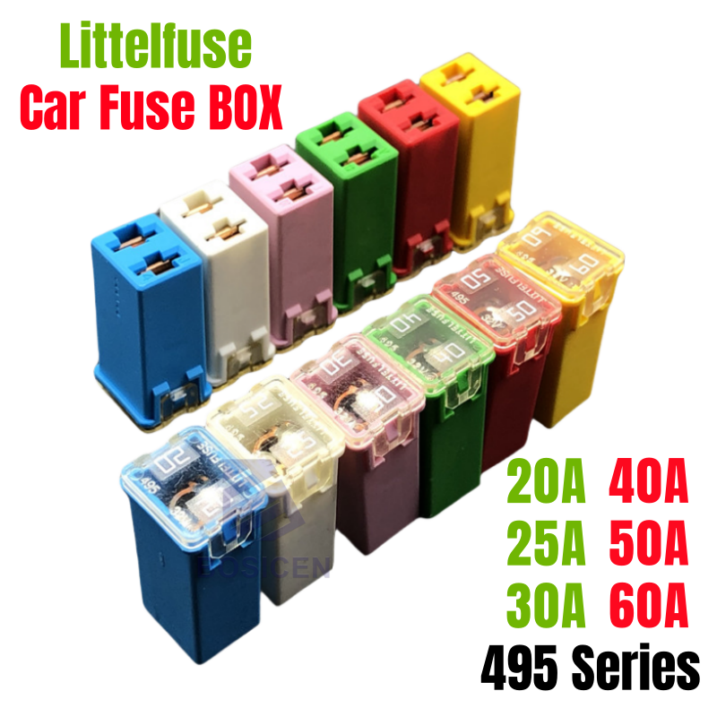 정품 LF 스퀘어 자동차 퓨즈 박스, 포드 BYD 레빈 도요타 현대 링컨용 퓨즈 박스, 20A 25A 30A 40A 50A 60A 895 58V 495 32V, 1 개, 신제품