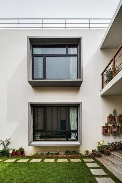 DN Aluminium Sliding Window 2.0mm Thermal Break Structure Slide Window Smoothly Metal Frame Soundproof Window for House