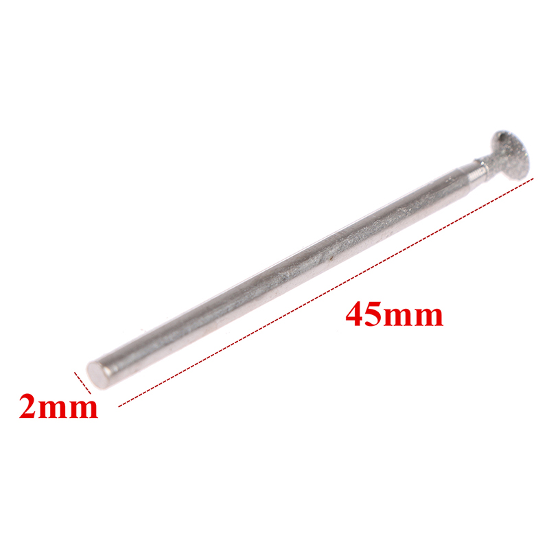10 Chiếc Dremel Kèm Đường Kính 2.35Mm Chuôi Kim Cương Treo Điểm Đầu Mài Đá Ngọc Chạm Khắc Đánh Bóng Dụng Cụ
