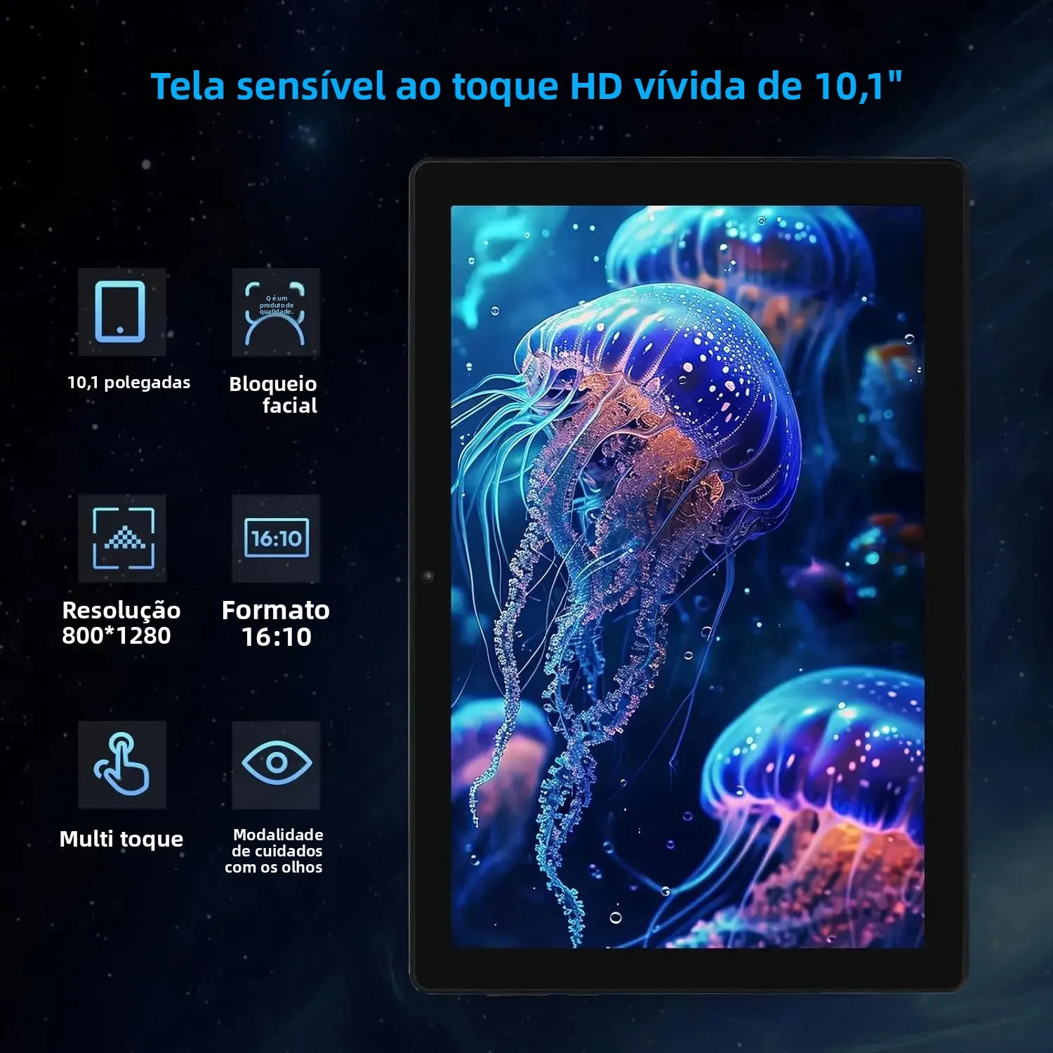 Mais novo tablet 10 Polegada android 15 octa-core 20gb ram 64gb rom 1280x800 ips tablets pc wifi6 bluetooth5.3 widevine l1 conjunto de teclado