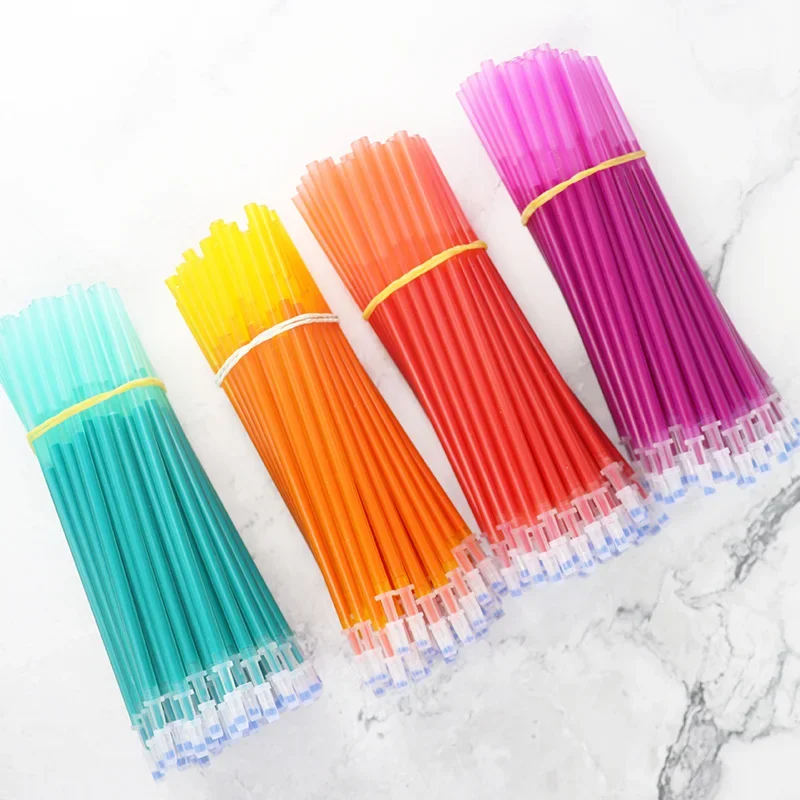 20 Chiếc Xong Xóa Được Gel Refill 0.35Mm Đen/Xanh Dương/Đỏ/Xanh/Tím/Cam Mực ma Thuật Viết Xong Xóa Được Bút Nạp Lại Trường Viết Tiếp Liệu