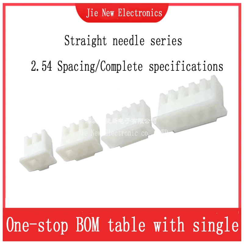 Bộ 50 XH2.54 Cổng Kết Nối Dẫn Đầu Nhà Ở 2.54Mm Vỏ Nhựa XH-2P/3P/4P/5P/6P/7P/8P/9P/10P