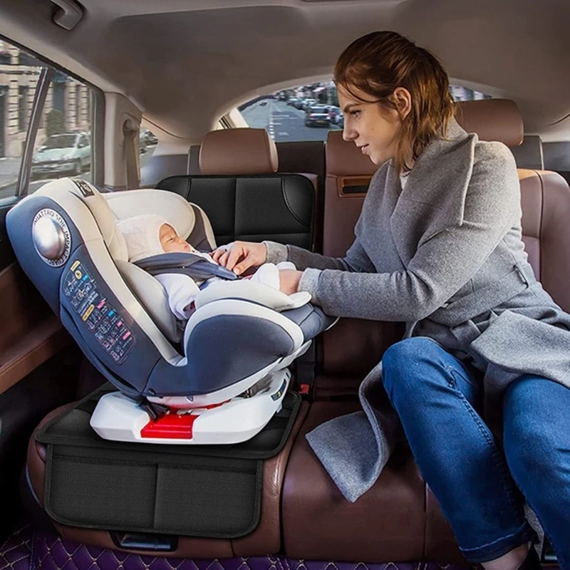 QX2D Baby-Sicherheitssitzbezug, Kindermatte, Kleinkinder-Autositzkissen, wasserdicht und leicht zu reinigen, Sitzschutz,