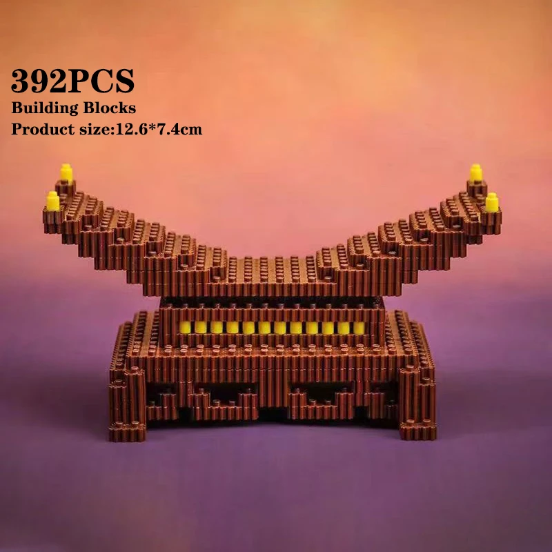 ดาบ Building Block ของเล่นคอสเพลย์จําลองดาบประกอบของเล่นนินจามีดอาวุธอิฐของเล่นของขวัญสร้างสรรค์สําหรับเด็ก
