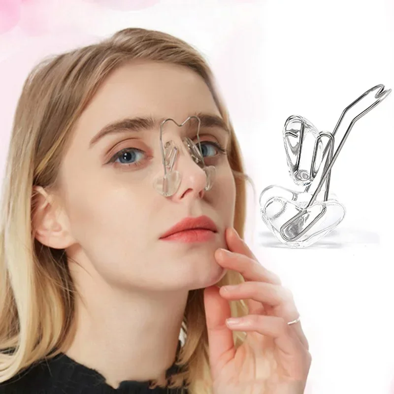 Clip moldeador de nariz de silicona, Corrector elevador reductor de nariz, mejora el puente de la nariz, herramientas de belleza para dar forma, accesorios de masajeador, 1 ud.