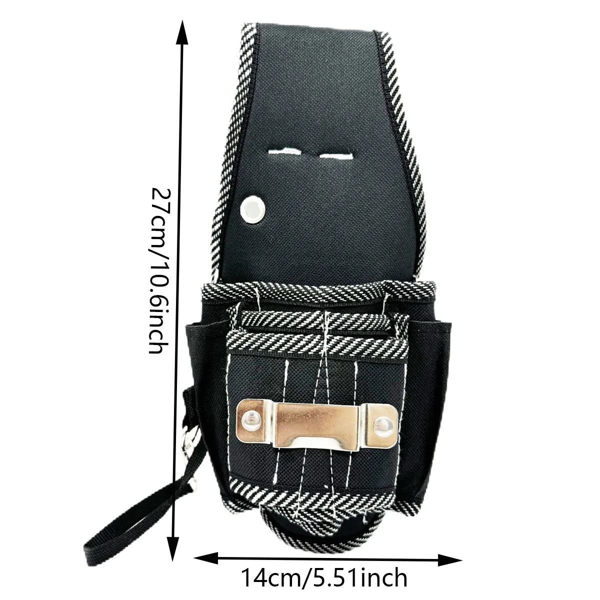 9-in-1 hochwertiger Werkzeug-Hüfttaschengürtel, Utility-Kit-Halter, 600D-Nylongewebe, Toolkit, Elektriker, Hüfttasche, Tasche