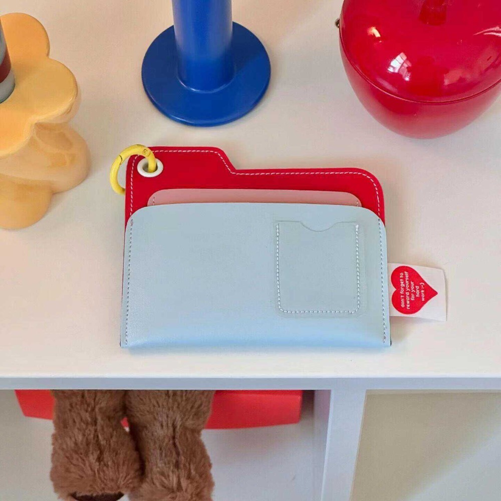 Tarjetero de cuero PU duradero, tarjeteros ultrafinos, tarjetero ligero de Color caramelo, porta pasaporte para mujeres y hombres