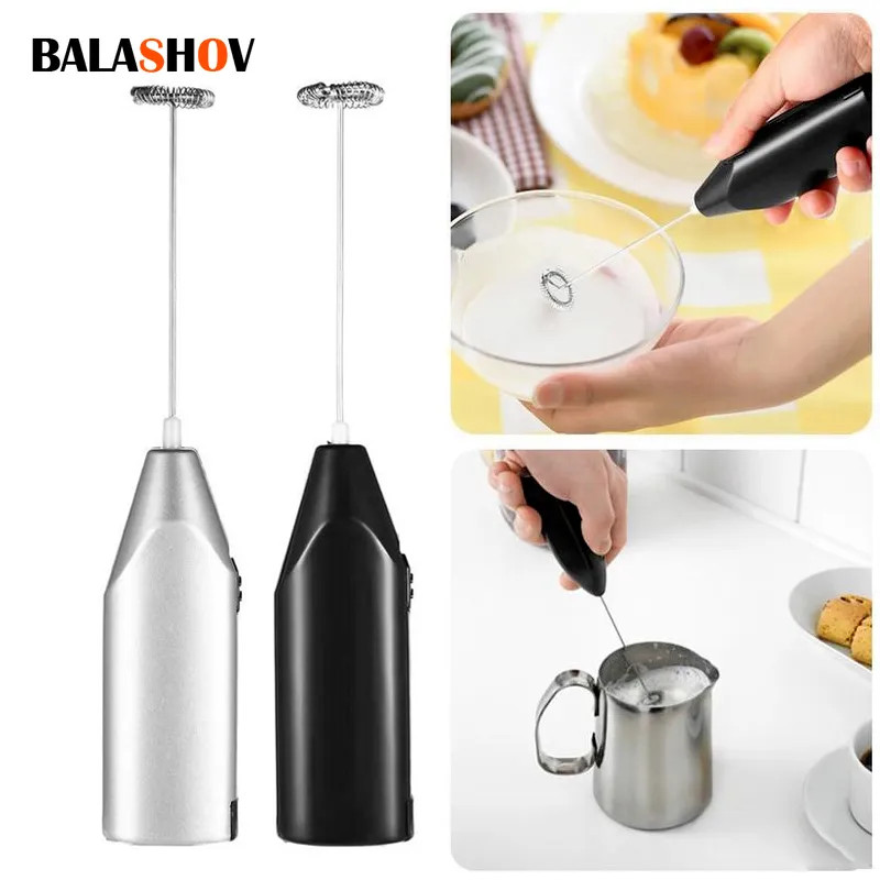 Mini-Milchaufschäumer, Handschaumbereiter für Lattees, Schneebesen, Kaffee, Cappuccino, Frappe, Matcha, heiße Schokolade, Schneebesen, Getränkemixer