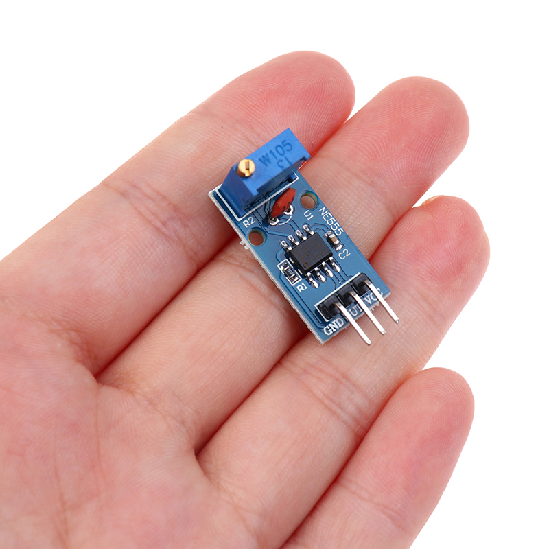 1pc 5V-12V NE555 Frequenz Einstellbar Puls Generator Modul NE555 Chip 3*1,5 cm Neue