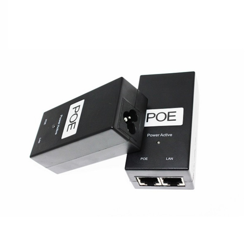 24V/48V 0.5A Để Bàn Công Suất POE Kiêm Bật Lửa Ethernet Adapter Giám Sát Camera Quan Sát Cho Camera IP Cung Cấp Điện