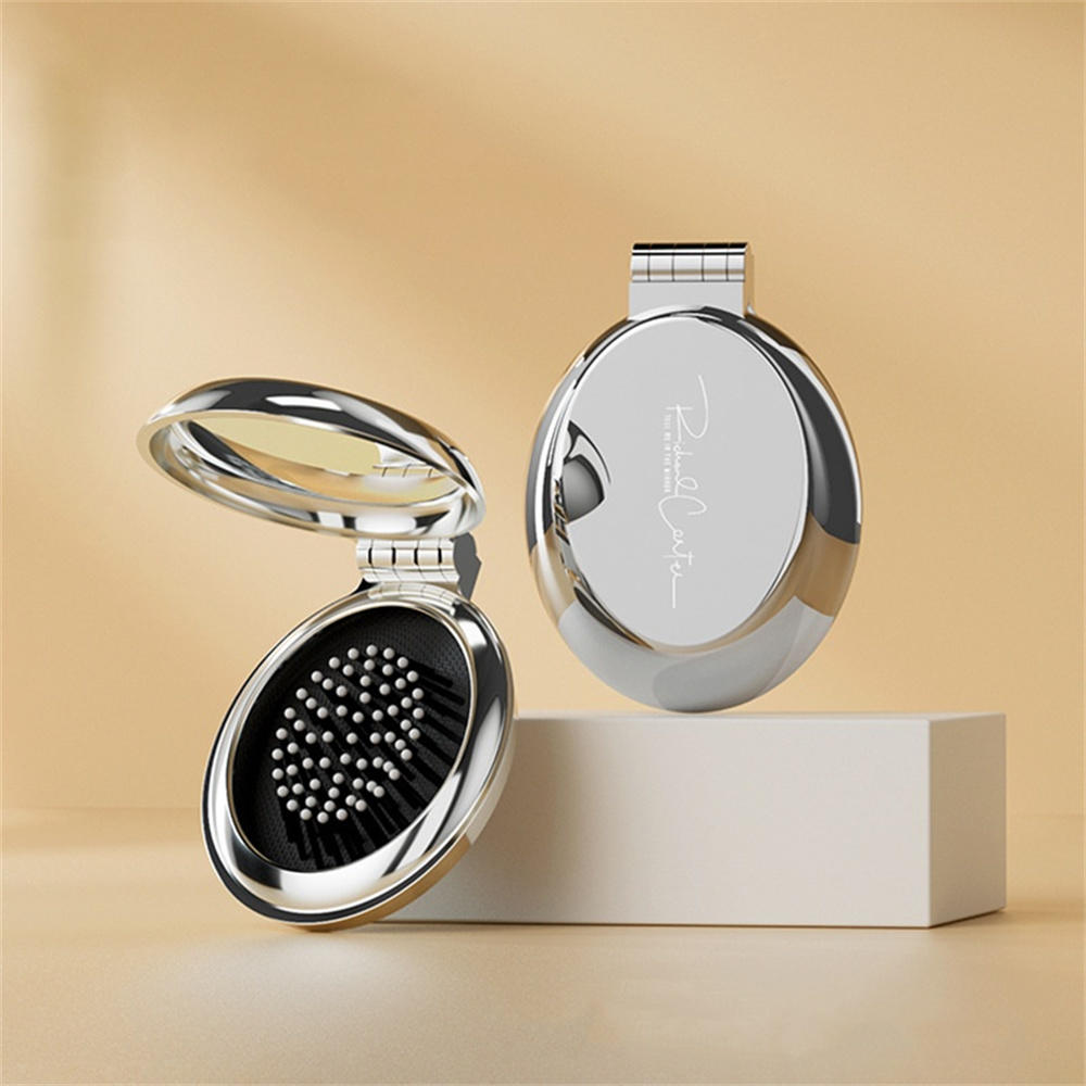 2 в 1, складная Мини-расческа для волос