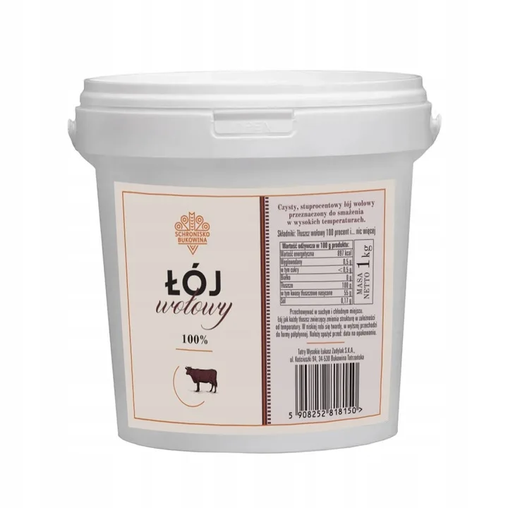 Łój wołowy 1kg - Schronisko Bukowina