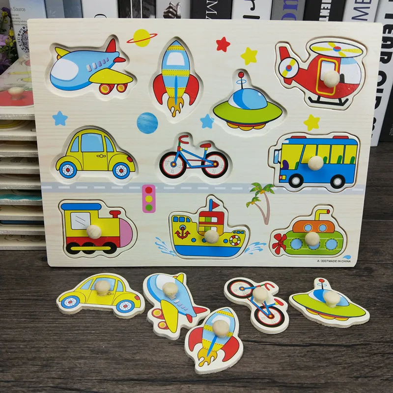 新しいモンテッソーリおもちゃ 2 年ベビーパズル木製パズル子供のためのモンテッソーリ教育パズル赤ちゃん 1 2 3 年ベビーゲーム