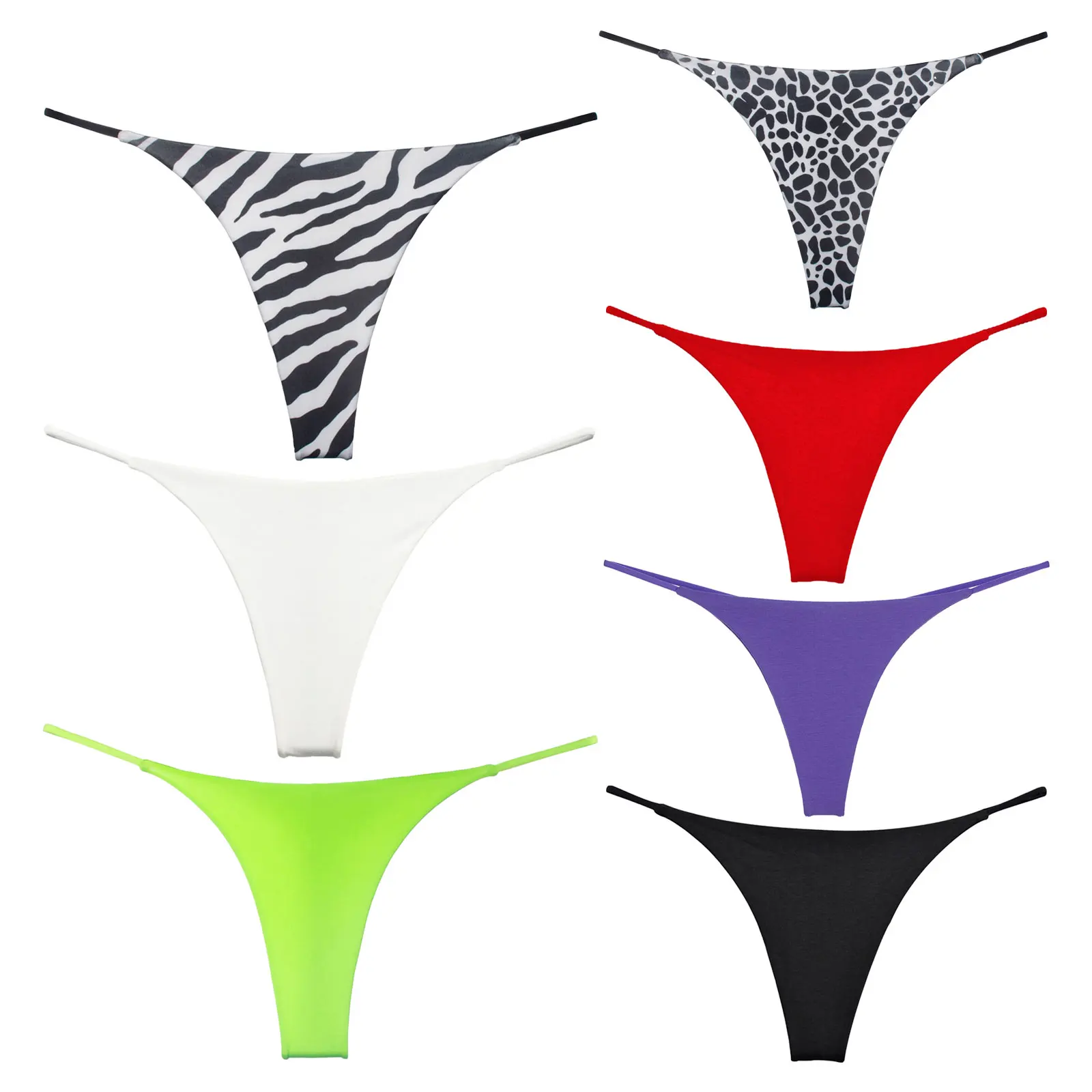Maillot de bain pour femmes, taille basse, string, bas de bikini, plage, bain de soleil, dos en T