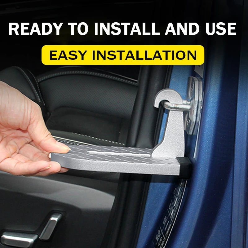 Auto Gear Door Step Hook Stand Pedals Safety Hammer Hook Pedal Easy Access to Roof