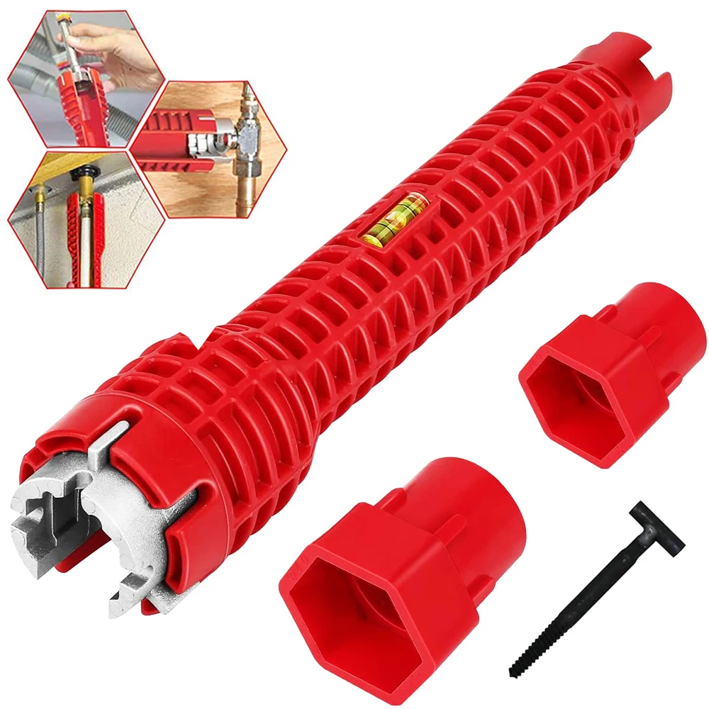 Mới 8 Trong 1 Nhiều Chìa Khóa Flume Magic Cờ Lê Tản Ống Nước Tools Magic Cờ Lê Cờ Lê Đa Năng Tiếng Anh Chìa Khóa ống Nước Cờ Lê Công Cụ