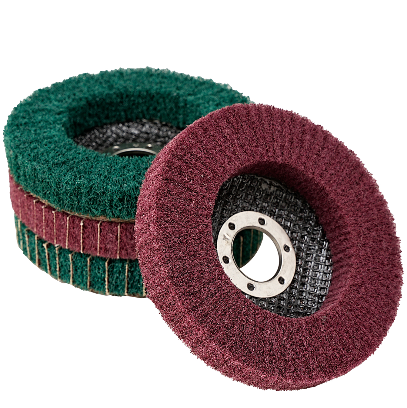 Grit Nylon Fiber Flap Wheels for Metal Polishing,Grinding And Polishing Discs,for Deburring And Rust Removal on Complex Surfaces