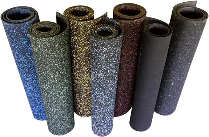 Factory Customized 8mm 13mm Rubber Matting Rolls Gym Rubber Flooring Roll For A Gym Floor