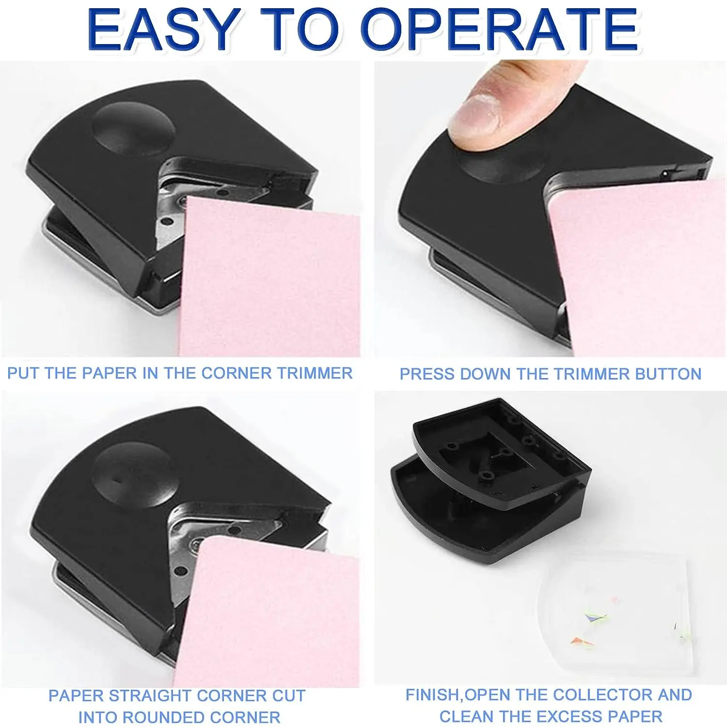 Portable R4 Corner Rounder Paper Cutter Paper Circle Corner Trimmer Punch For Cards Photo Cutting DIY Craft Scrapbooking Tools